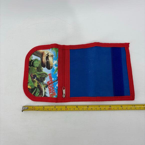 Dinosaur Wallet Hook and Loop Red Child's Accessory T-Rex - Picture 5 of 9